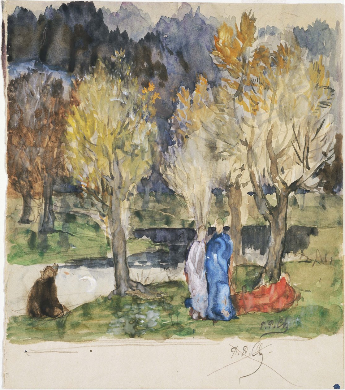 Bosco sacro da Pierre Puvis de Chavannes