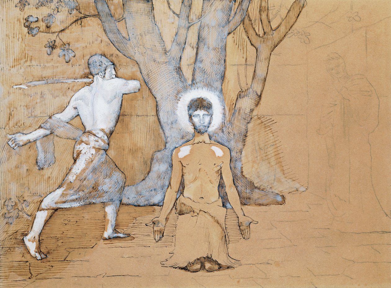 Studio per la decapitazione di Giovanni Battista da Pierre Puvis de Chavannes