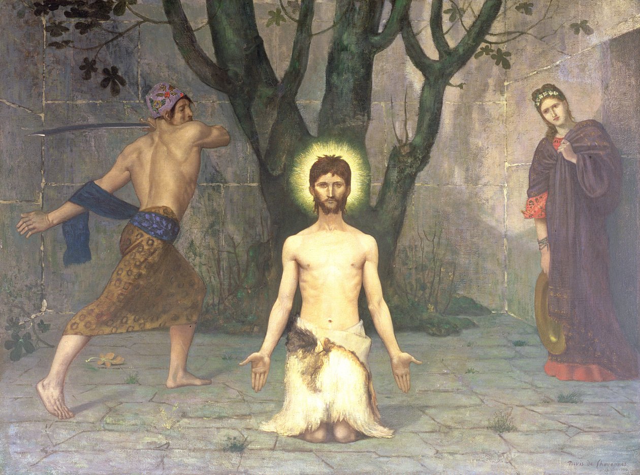 La decapitazione di San Giovanni Battista, 1869 da Pierre Puvis de Chavannes