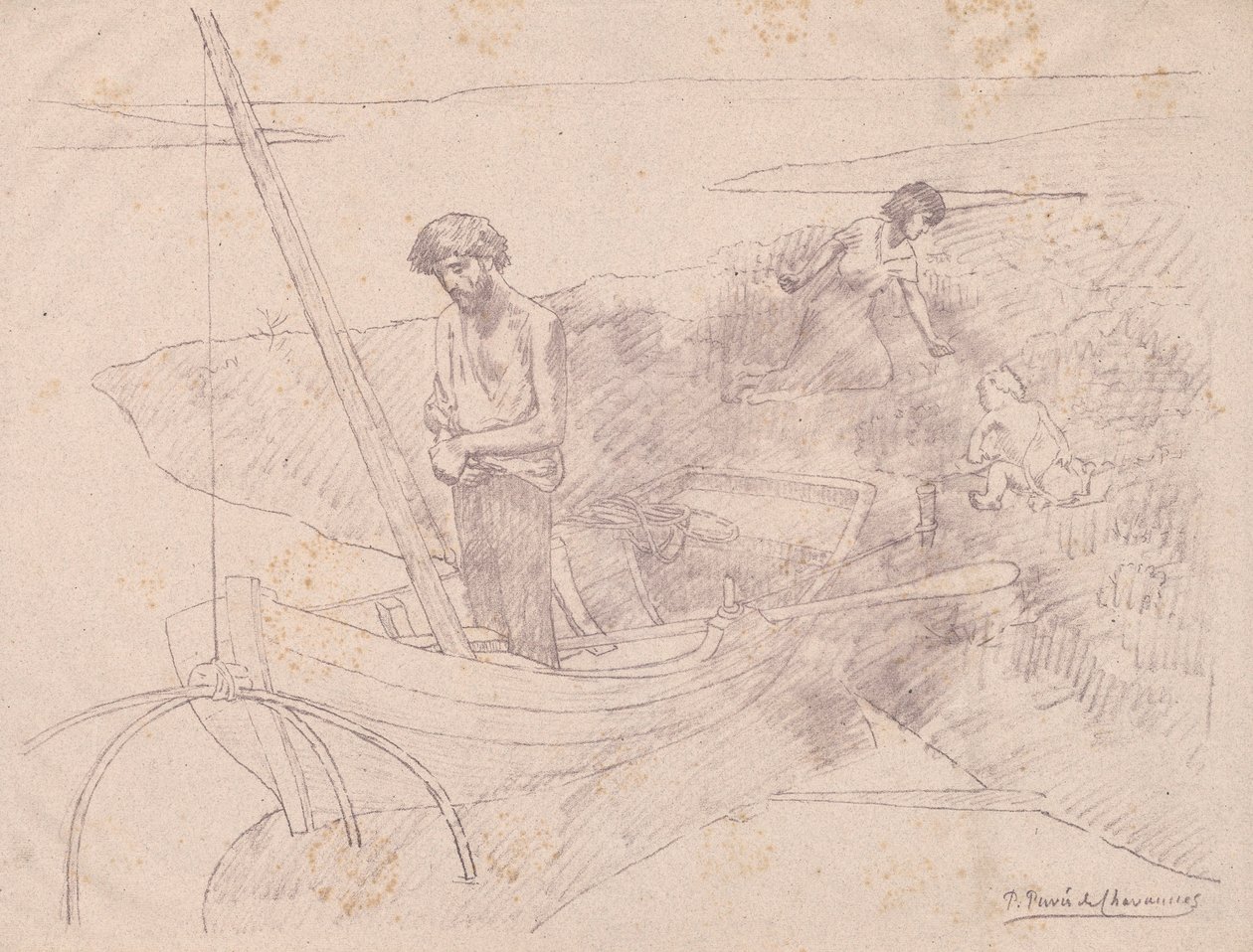 Il Povero Pescatore da Pierre Puvis de Chavannes