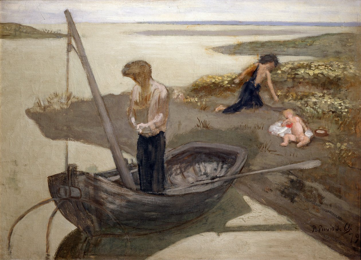 Il povero pescatore, 1879 da Pierre Puvis de Chavannes