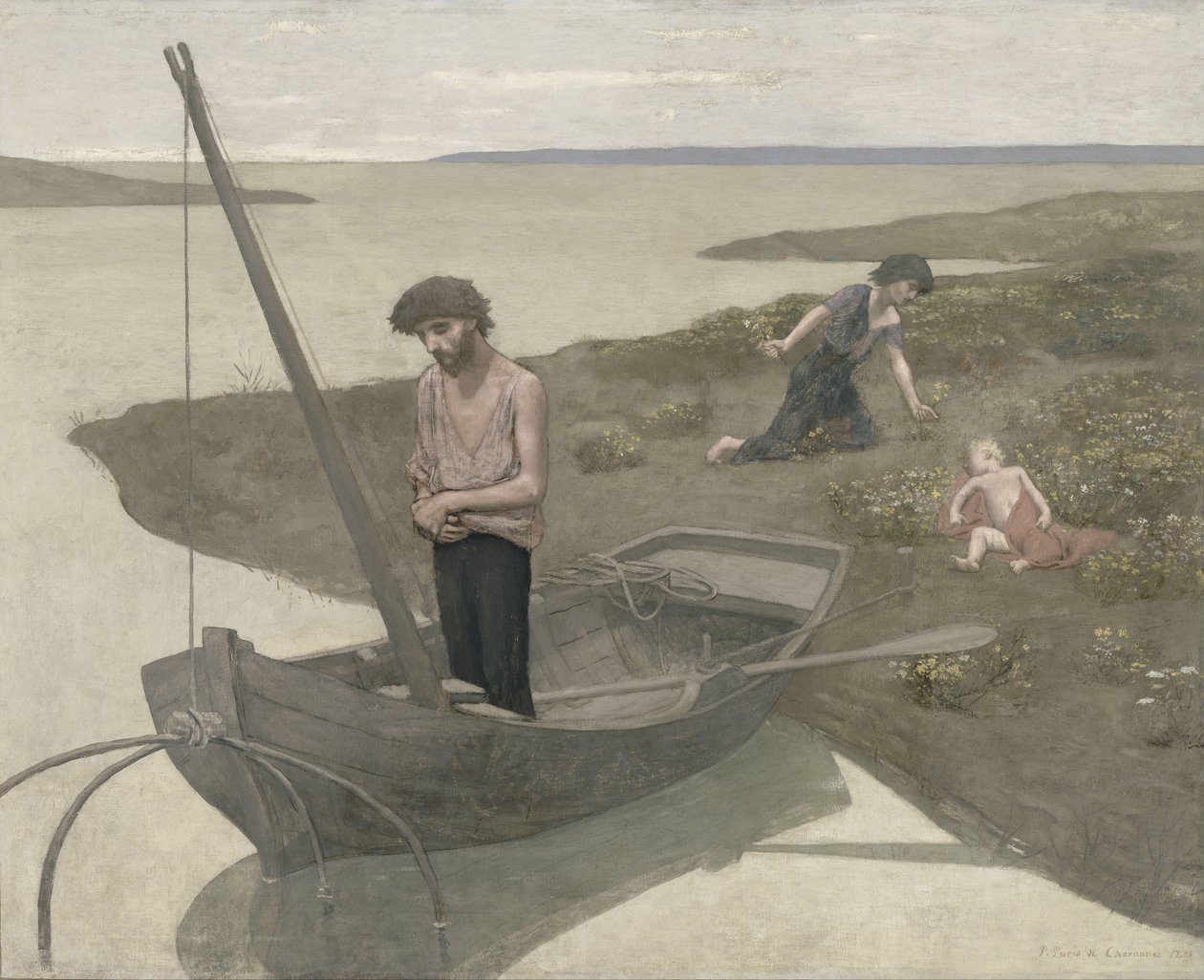 Il povero pescatore, 1881 da Pierre Puvis de Chavannes