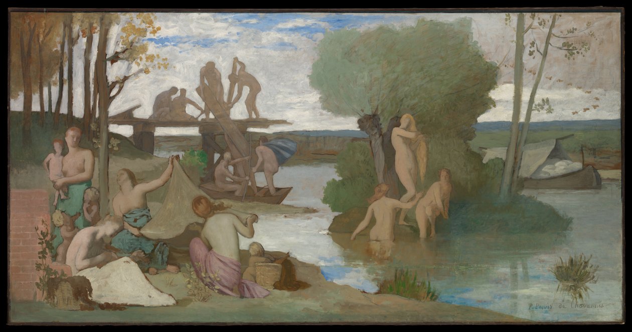 Il fiume da Pierre Puvis de Chavannes