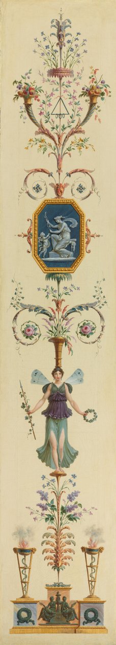 Pannello decorativo, 1790s da Pierre Rousseau