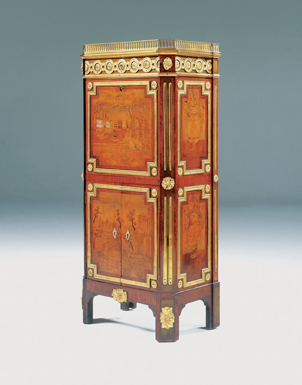 Secretaire a abattant Luigi XV da Pierre Roussel