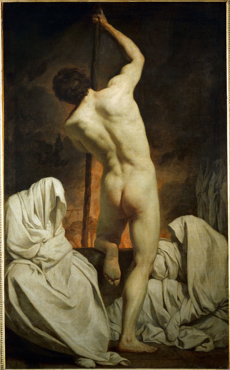 Charon passant les ombres - Caronte negli inferi ... da Pierre Subleyras