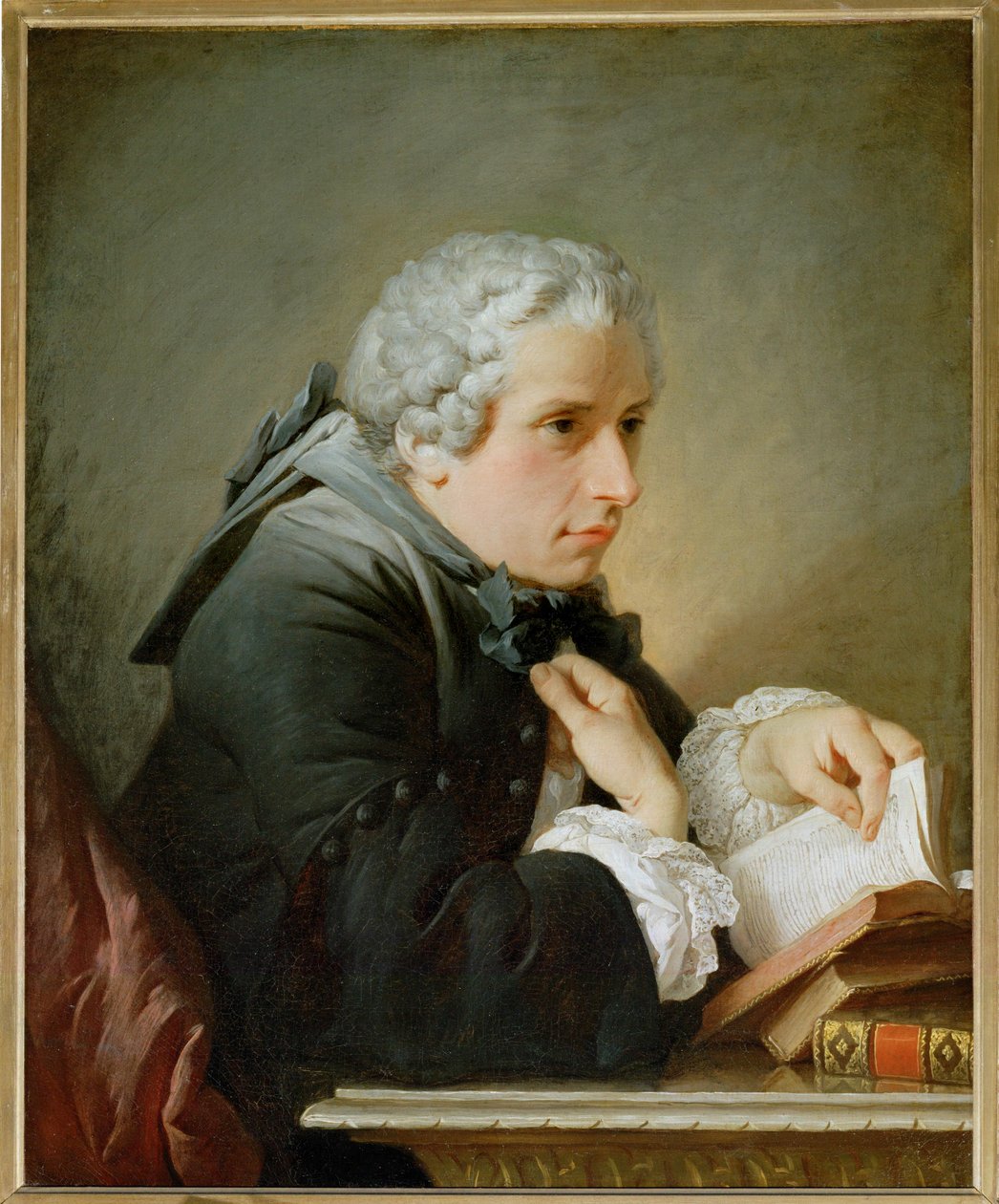 Presunto ritratto di Giuseppe Baretti, critico anlessicografo italiano ... da Pierre Subleyras