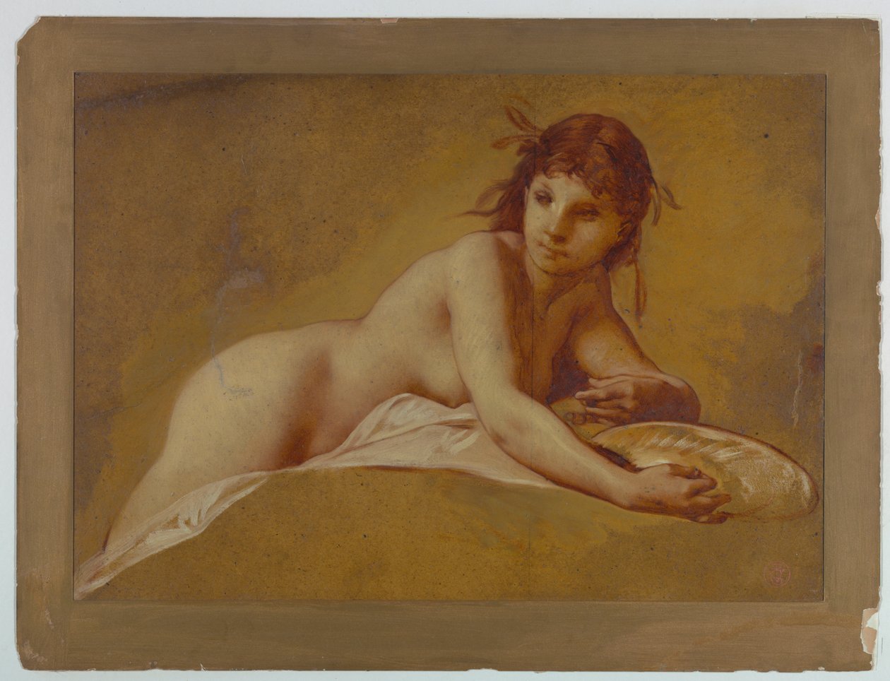 Nudo reclinato da Pierre Victor Galland