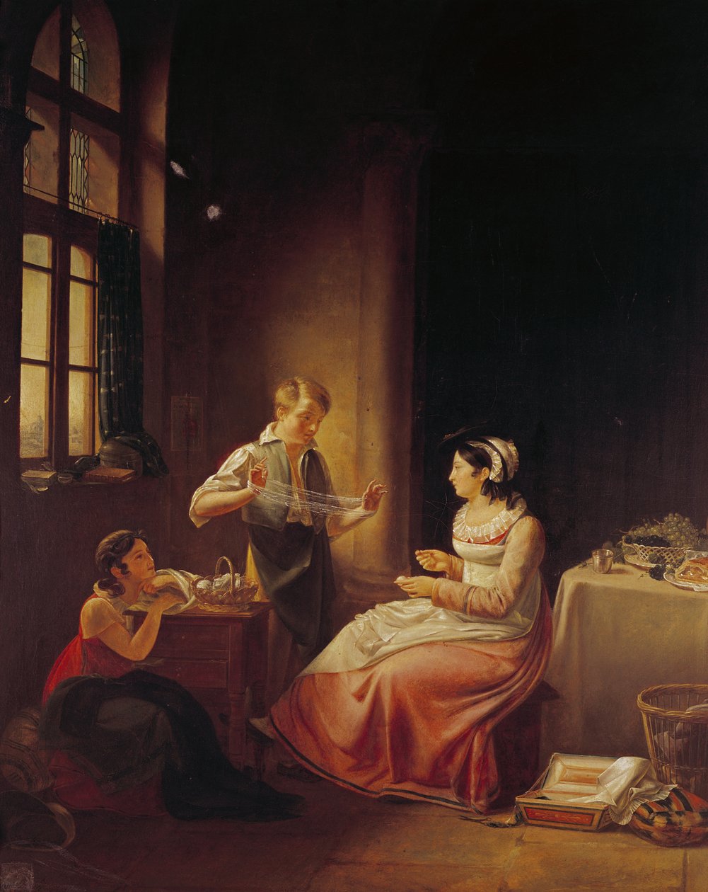 Interno di una casa a Macon da Pierre Victor Olagnon