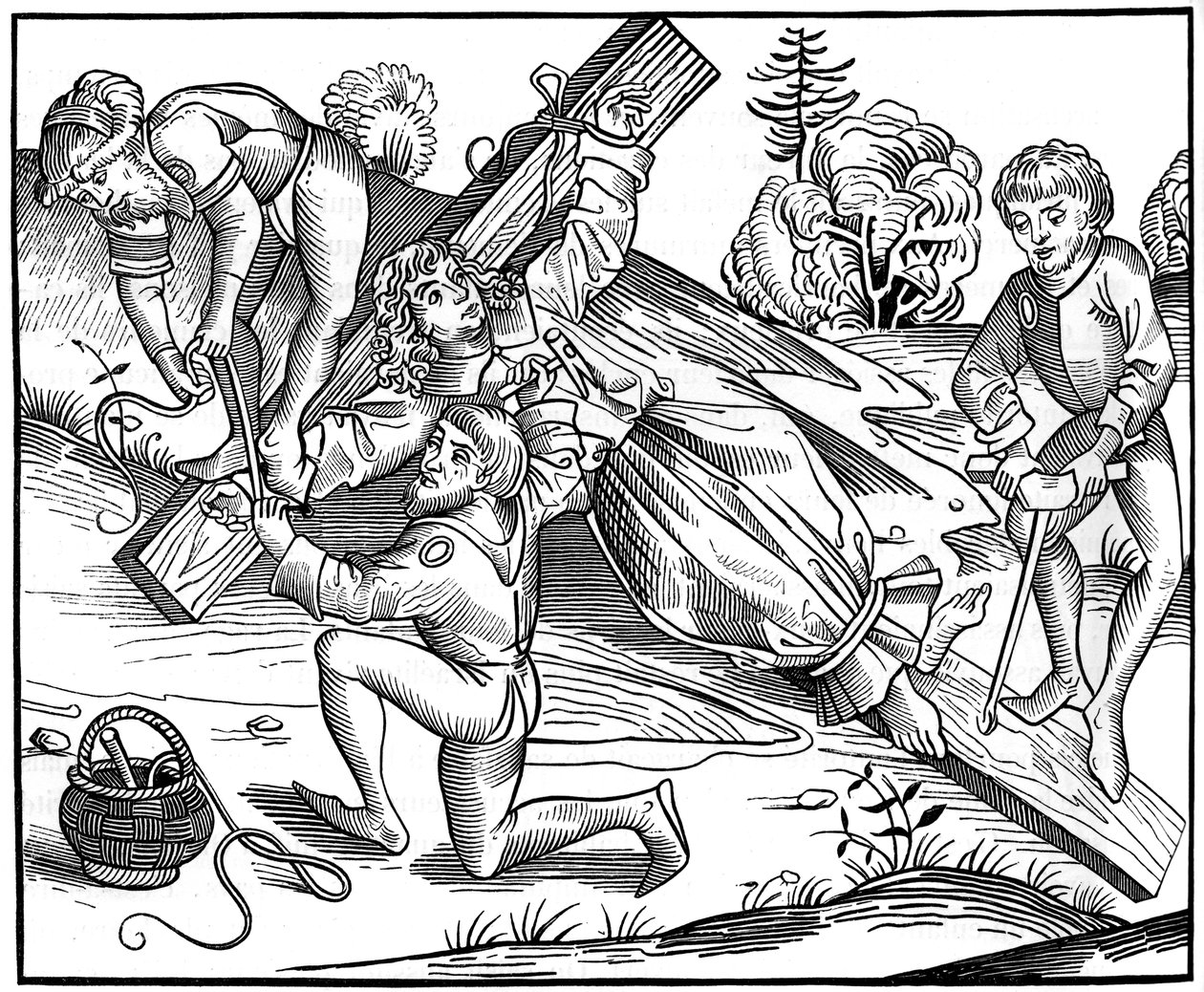 Il bambino Riccardo di Pontoise crocifisso dagli ebrei, 1493 1849 da Pierre Wolgmuth