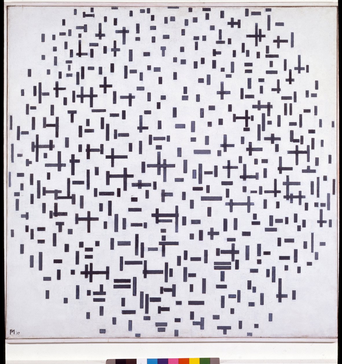 Composizione in nero e bianco da Piet Mondrian