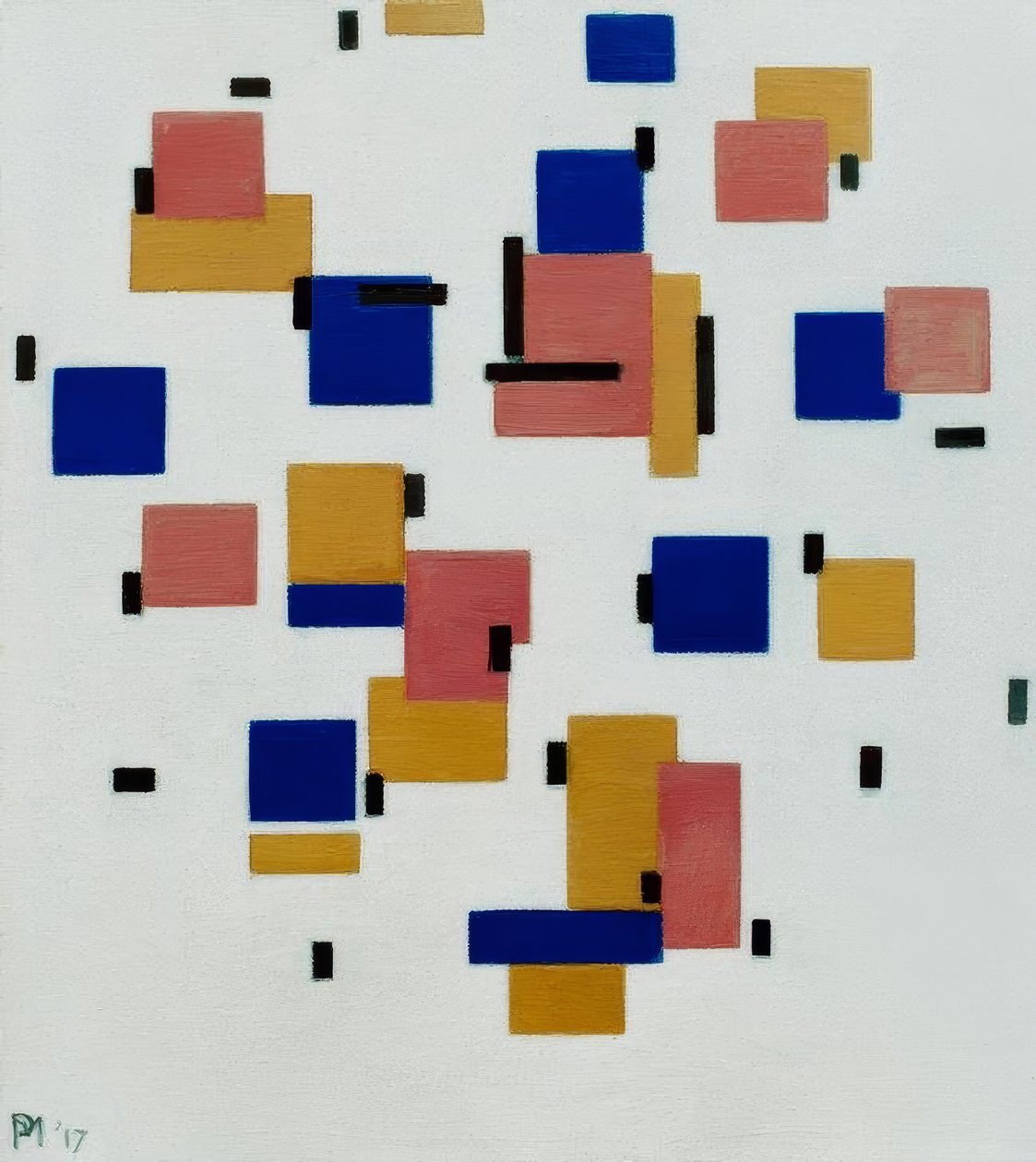 Composizione in Colore B da Piet Mondrian