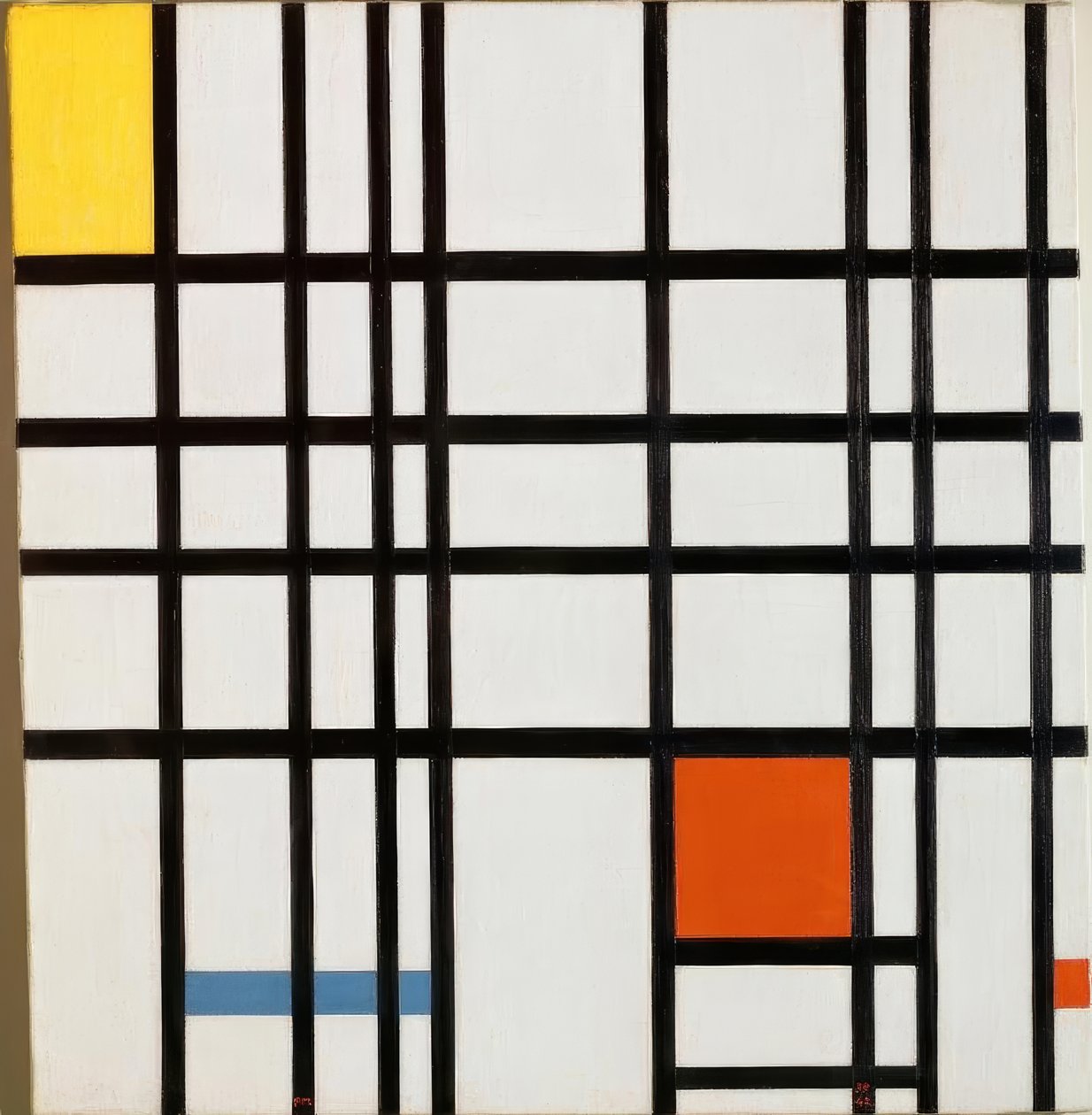 Composizione con giallo, blu e rosso da Piet Mondrian