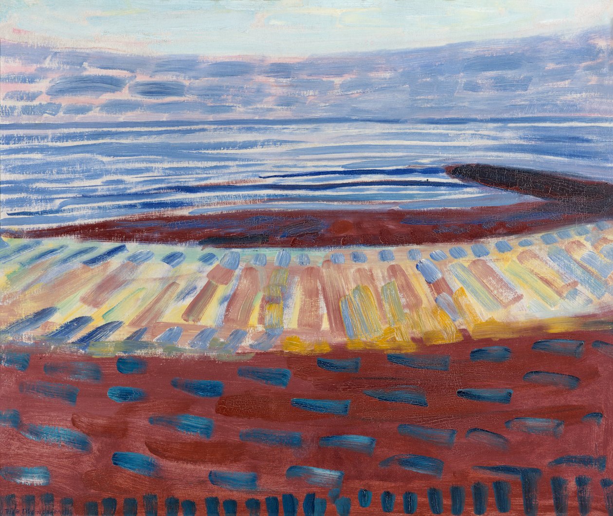 Mare dopo il tramonto da Piet Mondrian