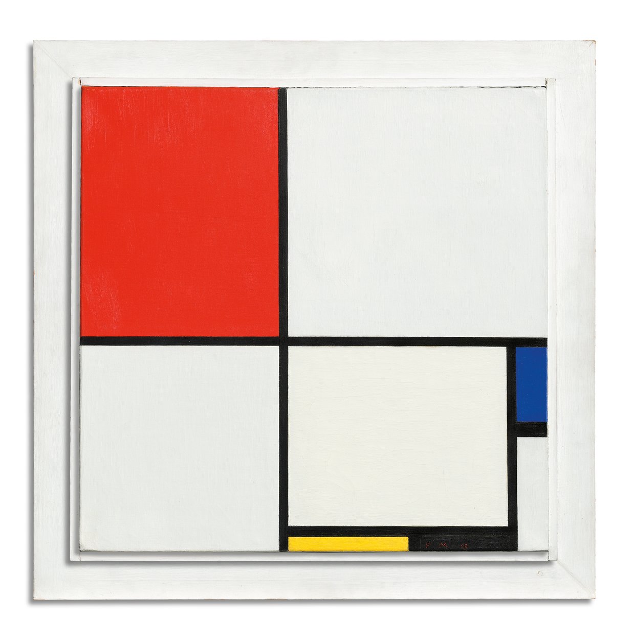 Composizione n. III, con rosso, blu, giallo e nero da Piet Mondrian