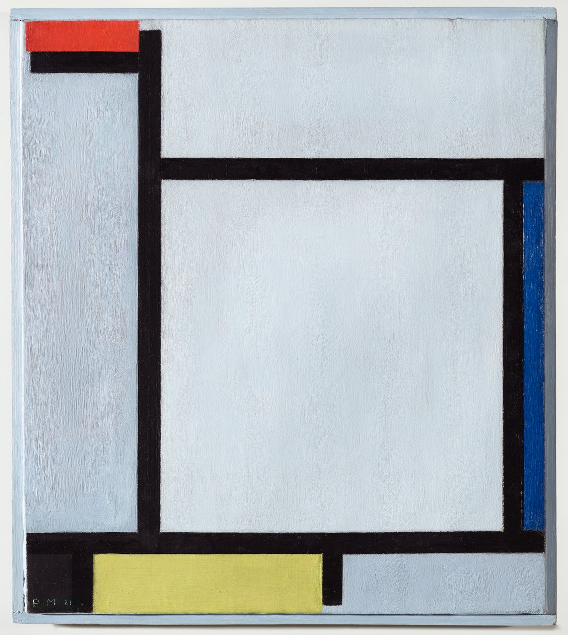 Composizione con rosso, blu, nero, giallo e grigio da Piet Mondrian