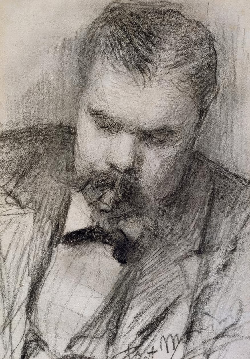 Ritratto di Frits Mondrian, 1898 da Piet Mondrian