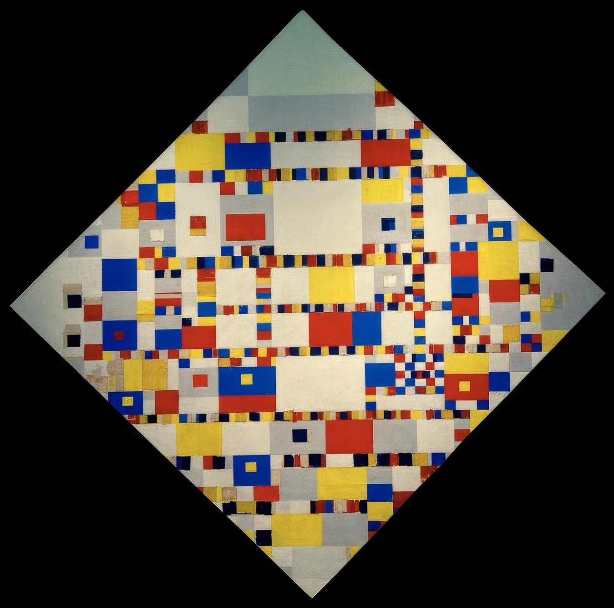 Victory Boogie Woogie da Piet Mondrian