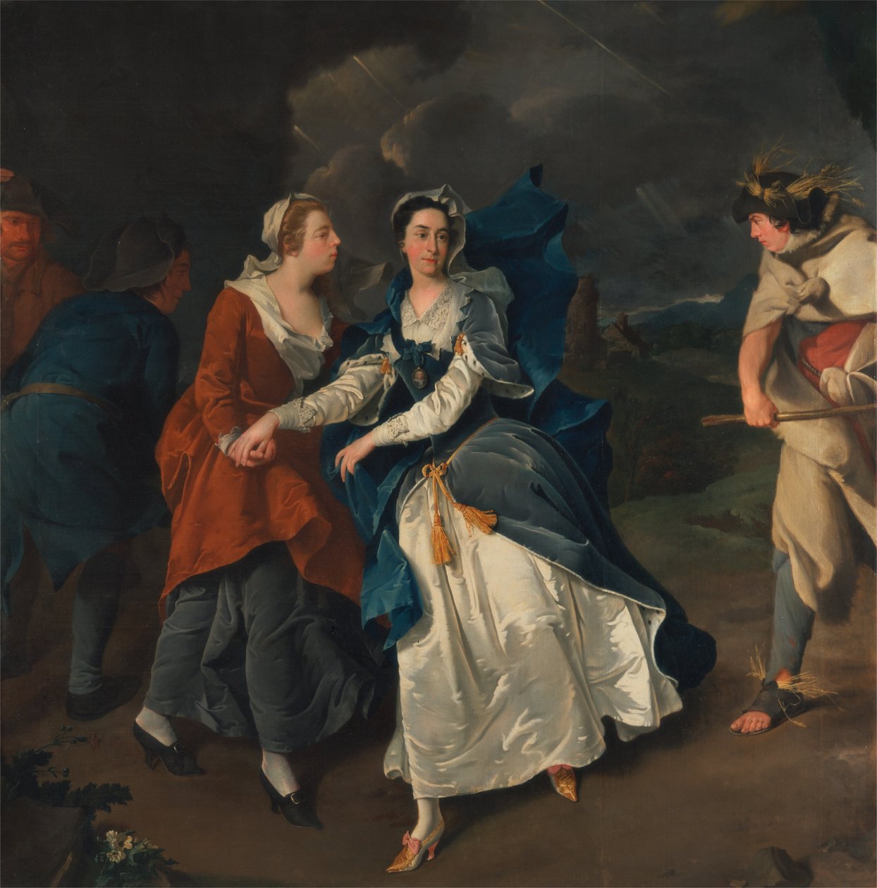 Mrs. Cibber come Cordelia da Pieter van Bleeck