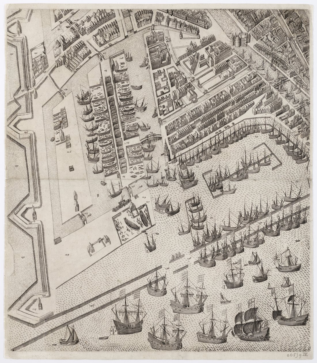 Amstelodamum urbs Hollandiae primaria emporium totius Europae celeberrimum da Pieter Bast