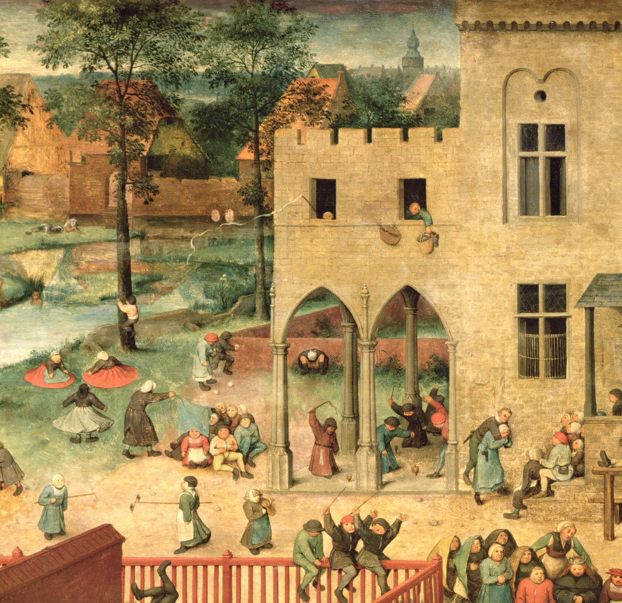 Giochi dei bambini (Kinderspiele): dettaglio dell