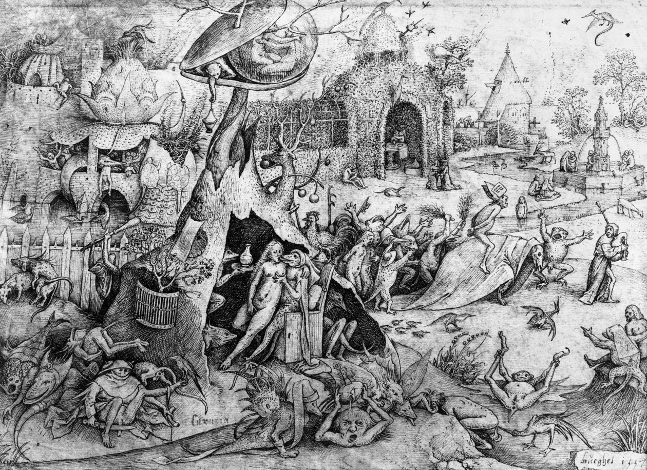 Lusso, 1557 da Pieter Bruegel the Elder