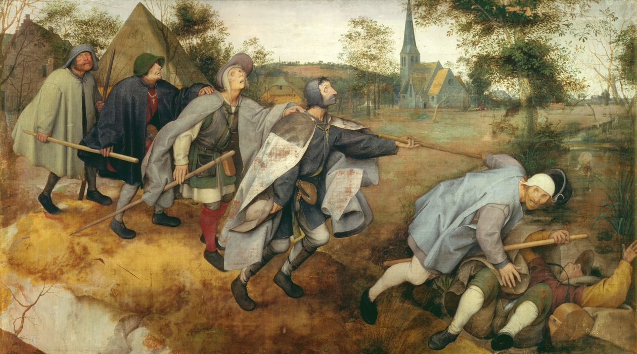Parabola dei ciechi, 1568 da Pieter Bruegel the Elder