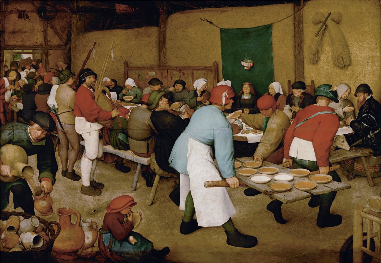 Matrimonio contadino da Pieter Bruegel the Elder