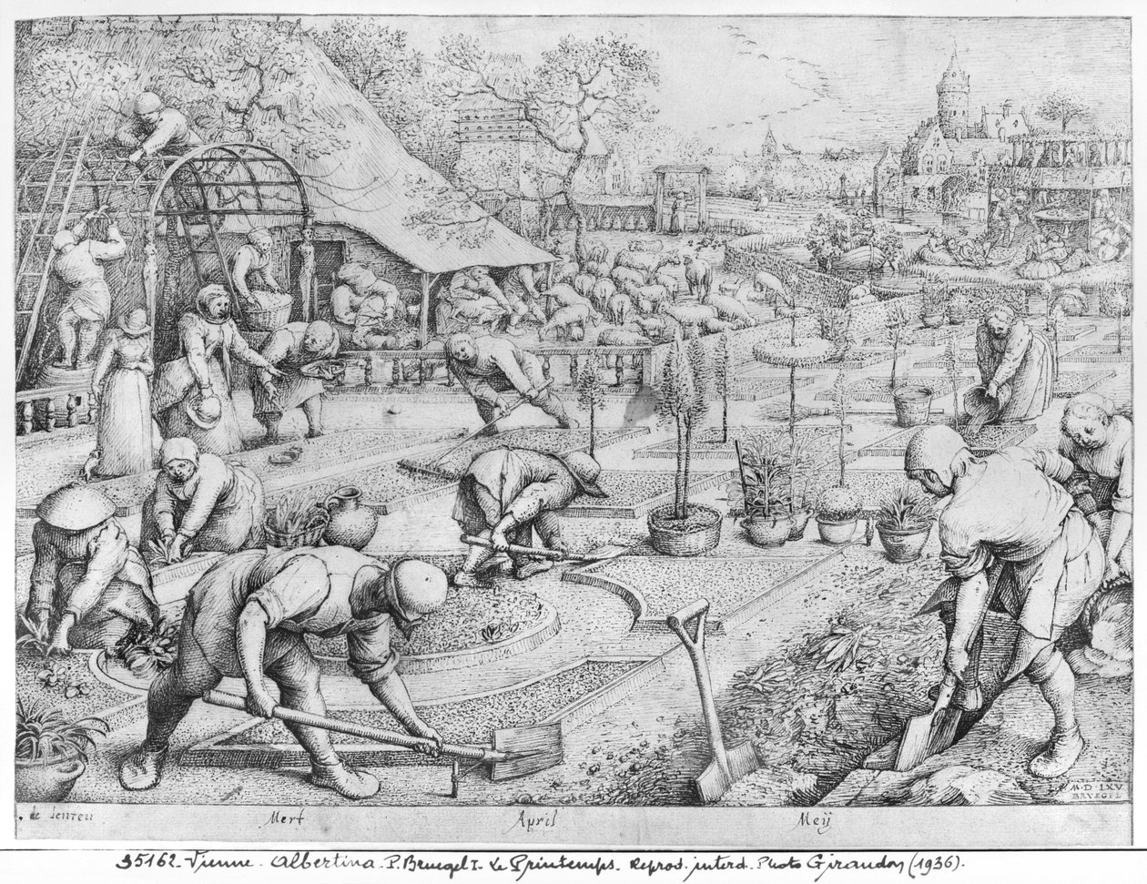 Primavera, 1565 da Pieter Bruegel the Elder