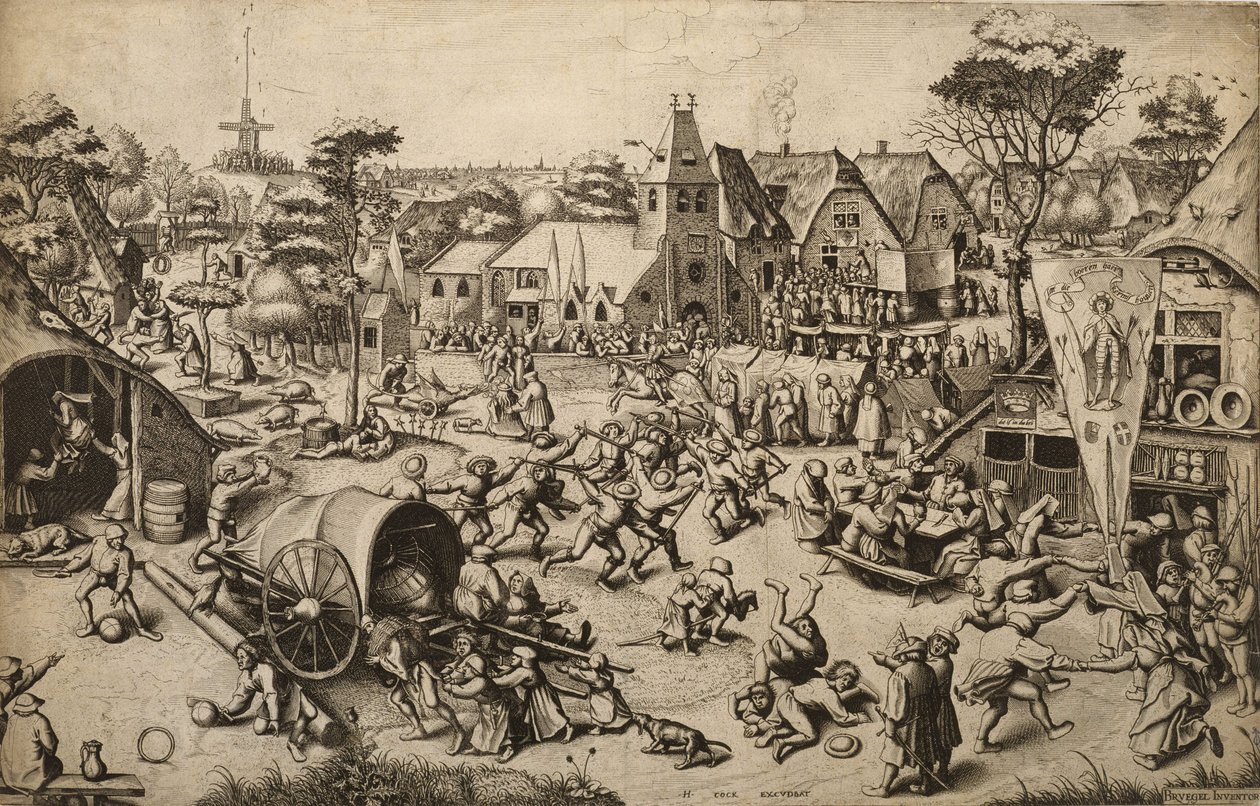 La fiera di San Giorgio da Pieter Bruegel the Elder