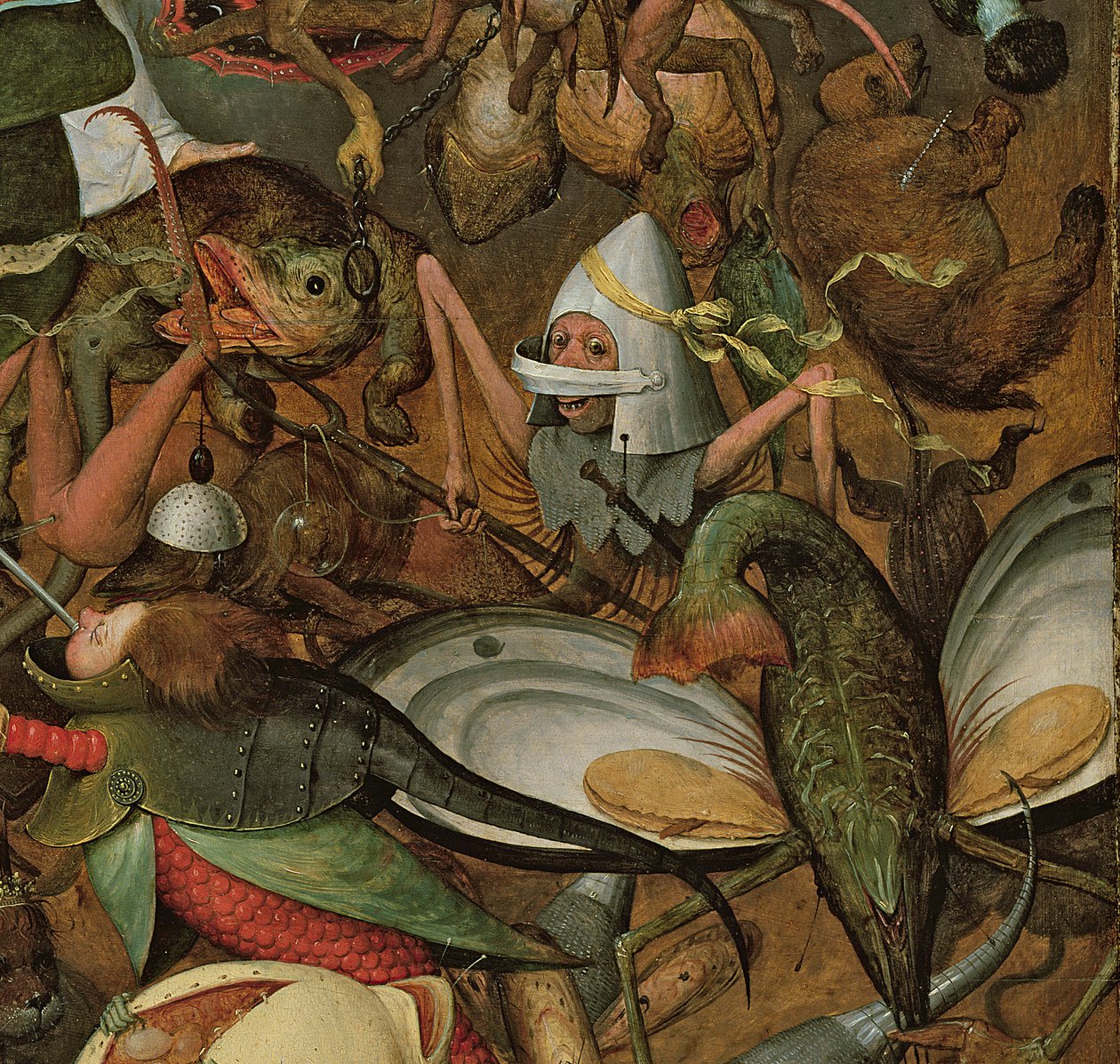 La Caduta degli Angeli Ribelli, 1562 (dettaglio) da Pieter Bruegel the Elder