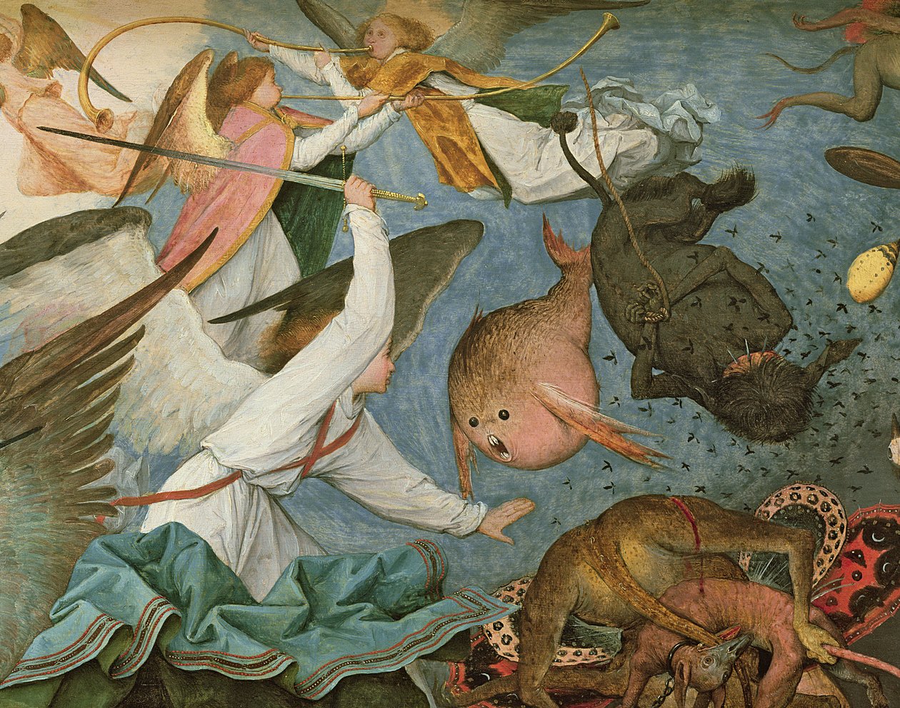La caduta degli angeli ribelli, 1562 (dettaglio) da Pieter Bruegel the Elder