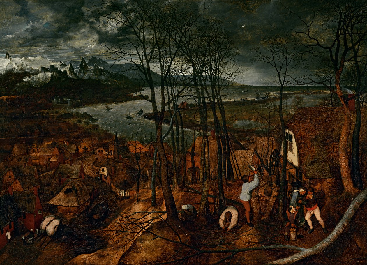 Il giorno cupo - Primavera, 1559 da Pieter Bruegel the Elder