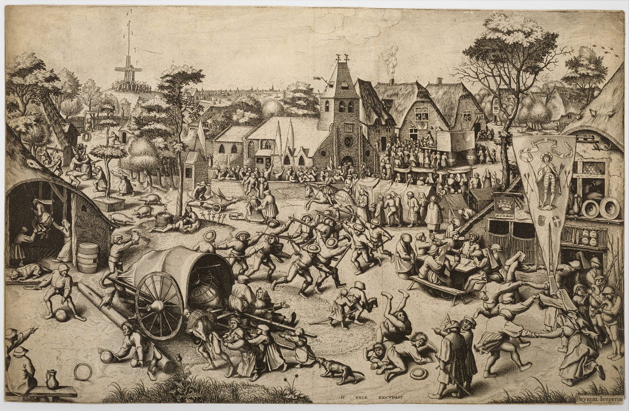 La fiera del giorno di San Giorgio da Pieter Bruegel the Elder