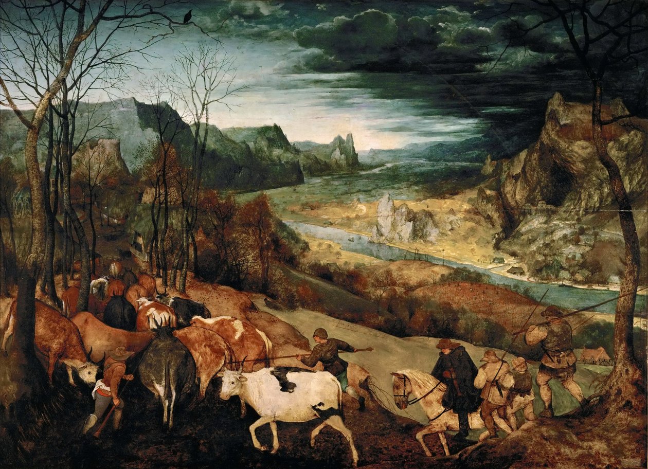 Il ritorno del gregge (Autunno) da Pieter Bruegel the Elder
