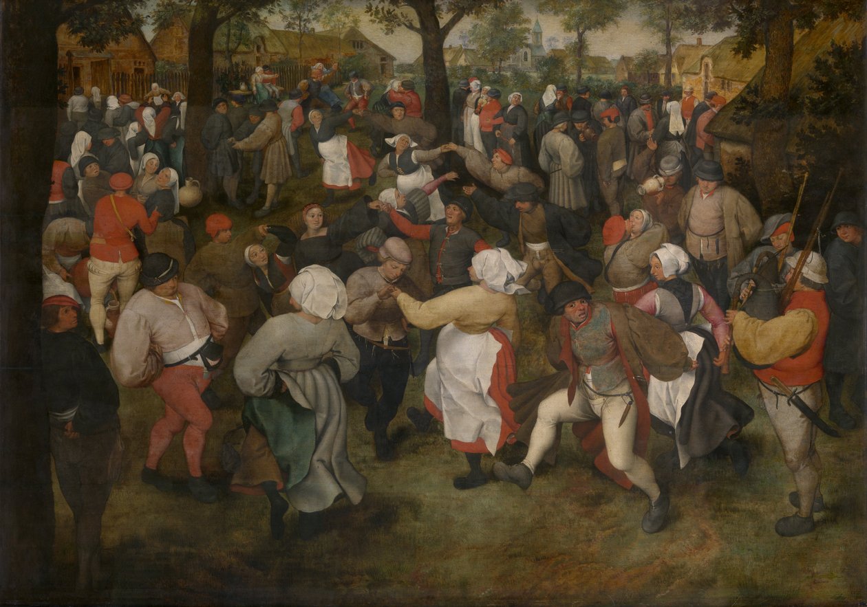 La danza della sposa da Pieter Bruegel the Elder
