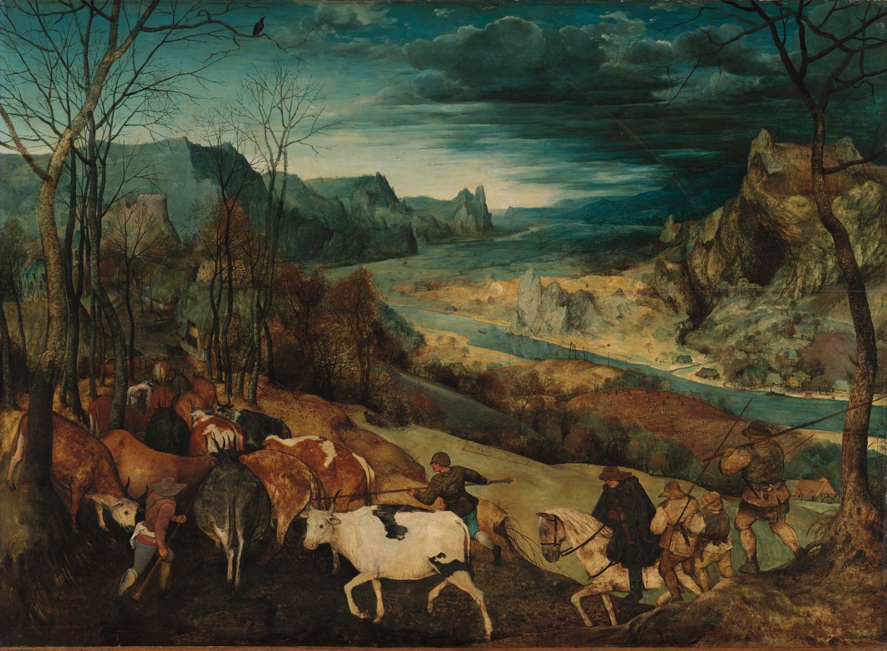 Il ritorno del gregge da Pieter Bruegel the Elder