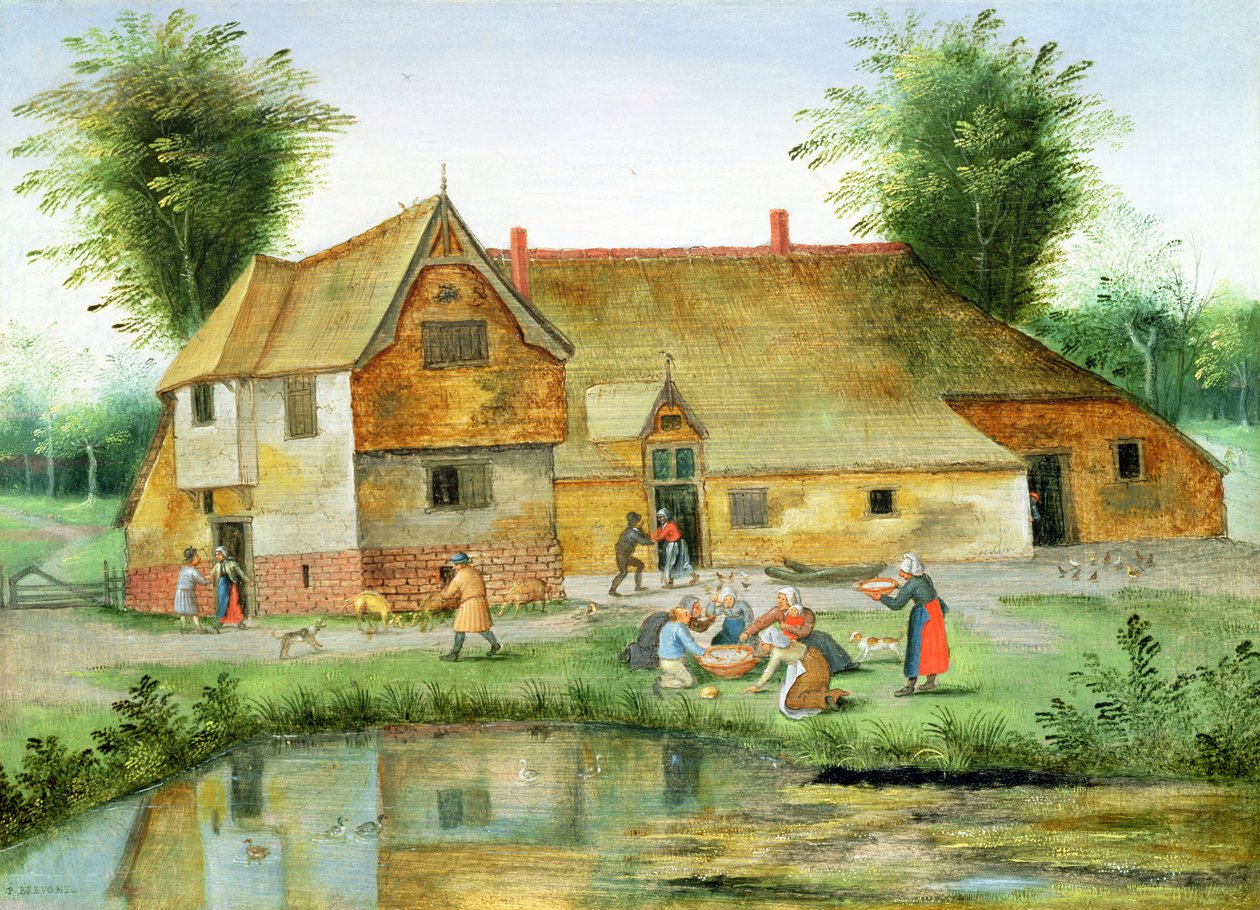 Il pasto del contadino da Pieter Brueghel the Younger