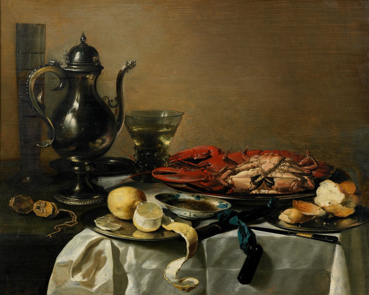 Natura morta, 1643 da Pieter Claesz