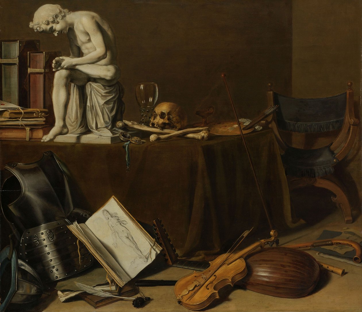 Vanitas con lo Spinario da Pieter Claesz