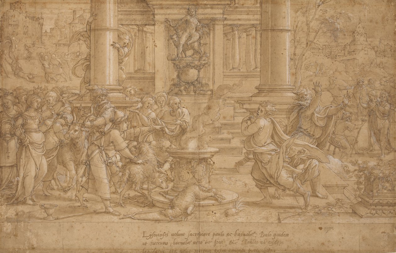Il sacrificio a Listra da Pieter Coecke van Aelst