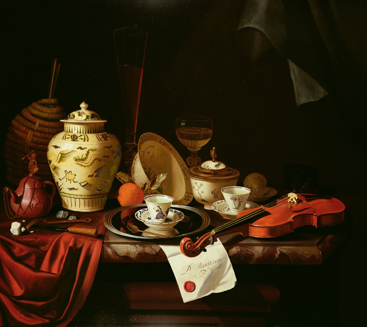 Una natura morta da Pieter Gerritsz. van Roestraten