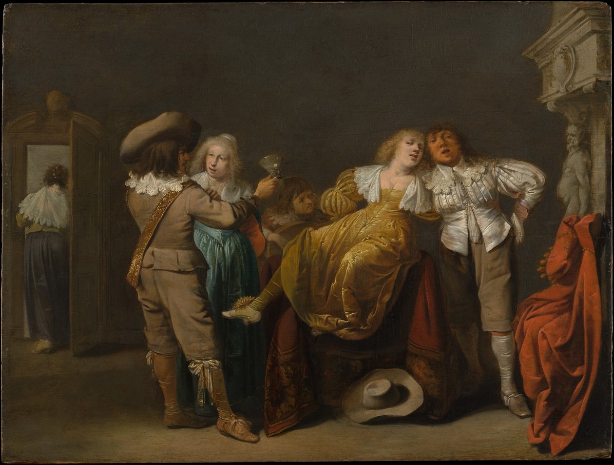 Una festa di allegri da Pieter Jansz. Quast