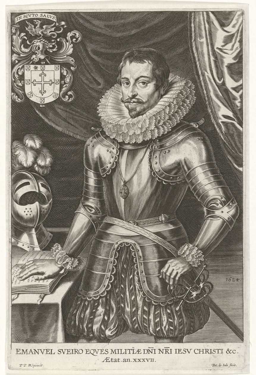 Ritratto di Emanuel Sueyro, 1624 da Pieter de Jode