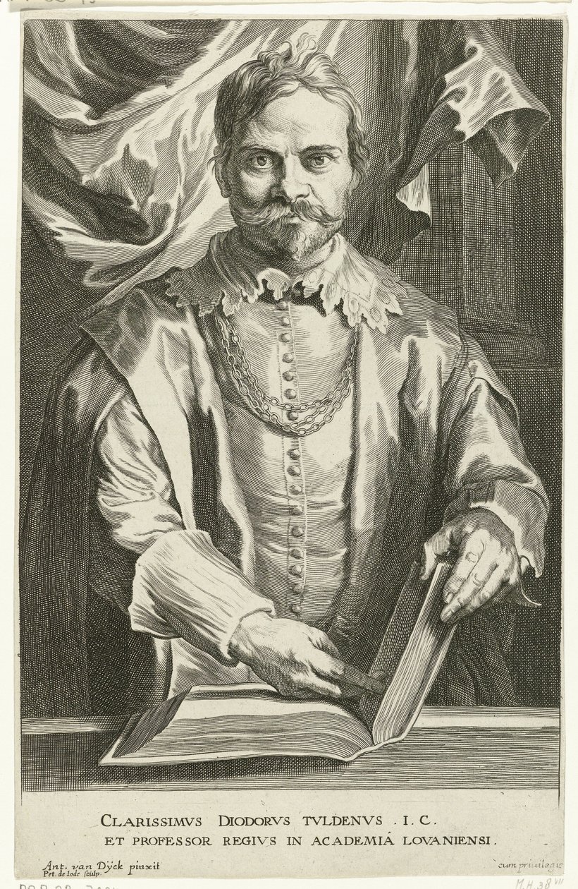 Ritratto di Tuldenus da Pieter de Jode