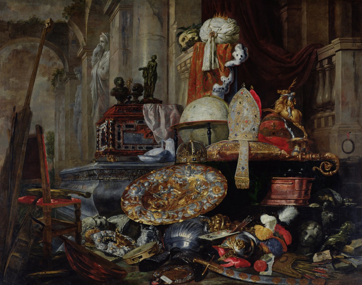 Allegoria delle vanità del mondo, 1663 da Pieter or Peter Boel