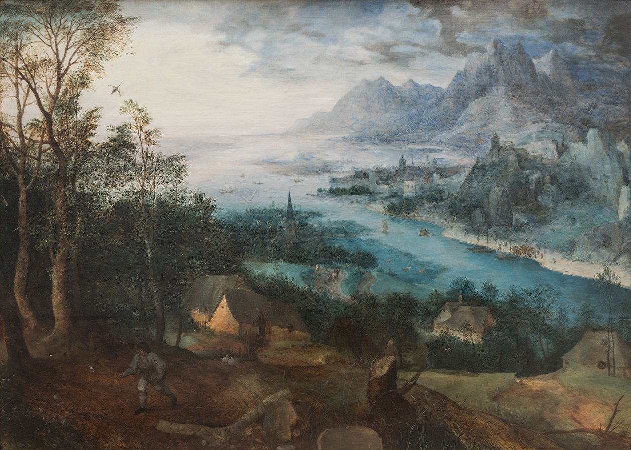 La parabola del seminatore, 1557 da Pieter Bruegel the Elder