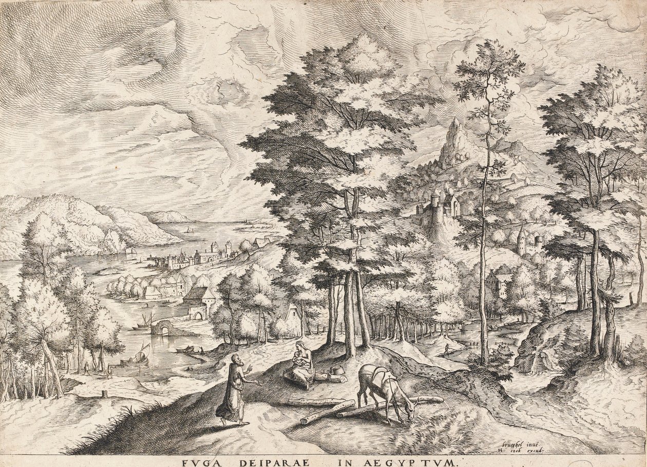 Il Riposo durante la Fuga in Egitto da Pieter Bruegel the Elder