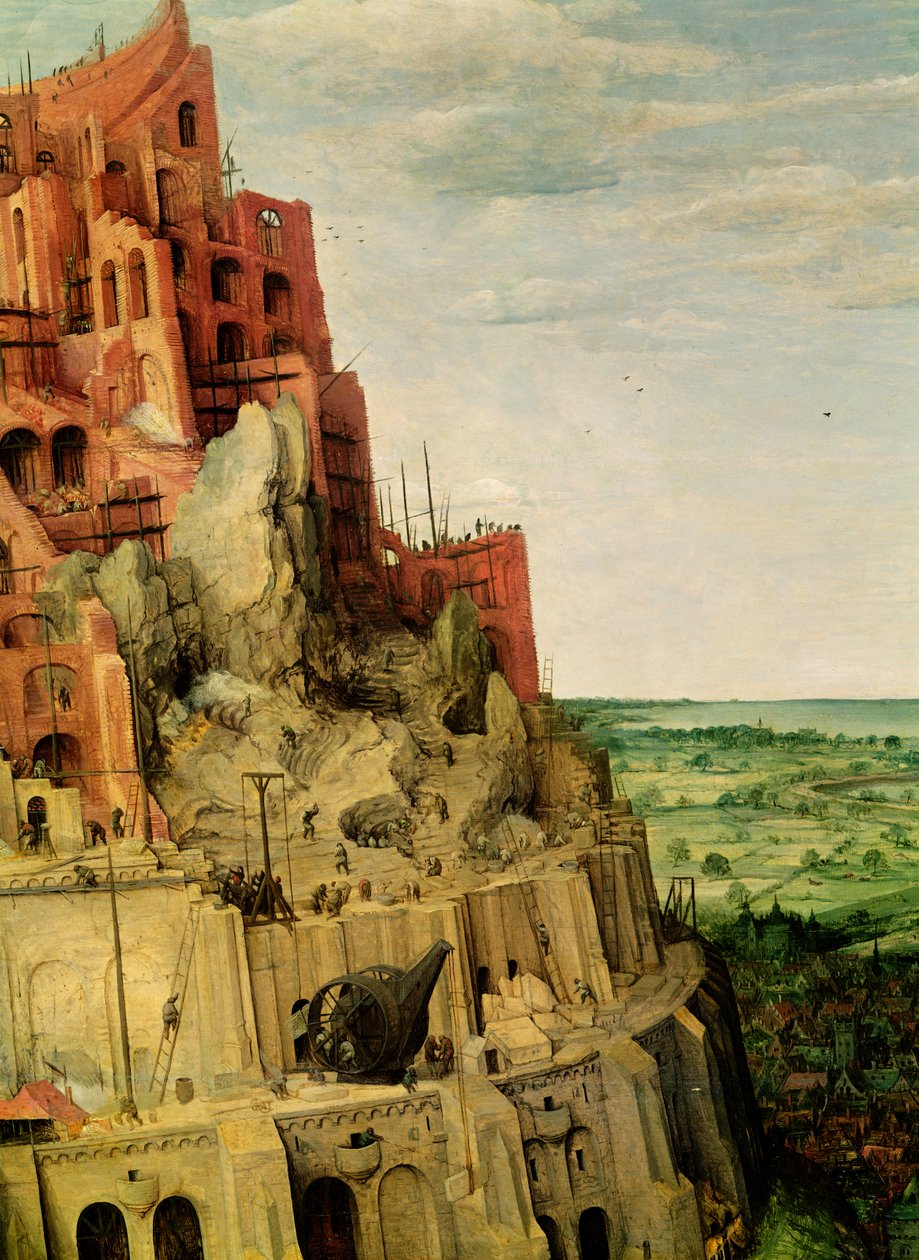 La Torre di Babele (dettaglio) da Pieter Bruegel the Elder