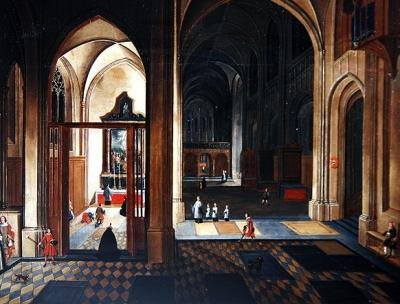 Interno di una cattedrale da Pieter the Younger Neefs